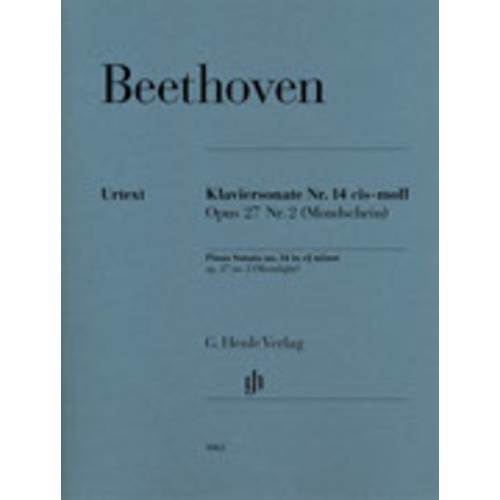 Sonata Op 27 No 2 C Sharp Min No 14 Moonlight Urtext