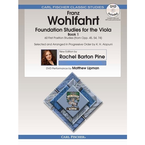 WOHLFAHRT - FOUNDATION STUDIES Book 1 VIOLA Book/DVD