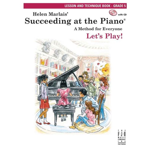 SUCCEEDING AT THE PIANO GR 5 LESSON and TECH Book/CD