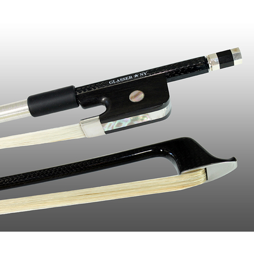 Double Bass Bow-Glasser Carb-Fibre French 3/4