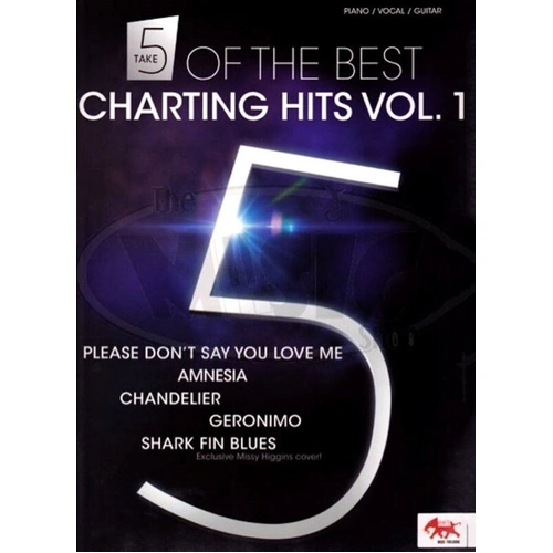 Take 5 of the Best No 17 Charting Hits Vol 1 - Piano/Vocal with Guitar Chords Songbook