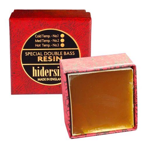 Hidersine Warm Grade Double Bass Rosin No 3 - Made in England