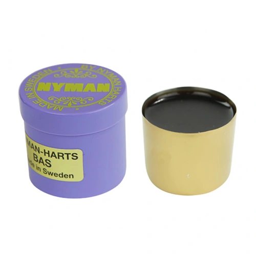 Nyman Professional Double Bass Rosin - Medium-Hard All-Weather Cake in Plastic Container