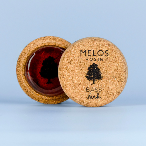 Melos Dark Rosin for Double Bass - Handmade, Strong Grip, Full Tone, Low Temp Endurance