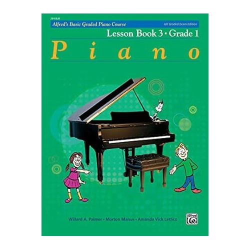 Alfred's Basic Graded Piano Course Lesson Book 3 20183UK