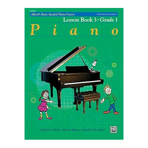 Alfred's Basic Graded Piano Course Lesson Book 3 - Palmer, Willard, Morton, Lethco