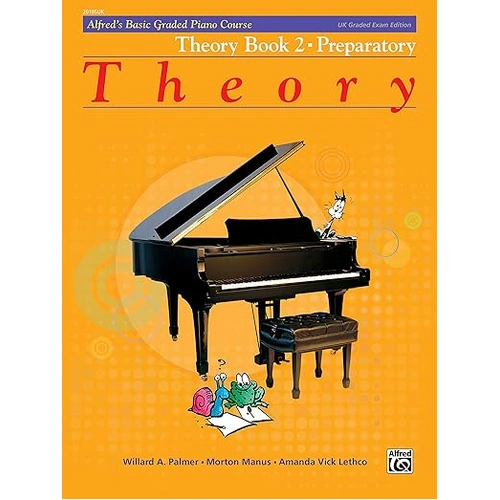 Alfred's Basic Graded Piano Course Theory Book 2 by Palmer, Willard, Morton, Lethco - SKU 20185UK