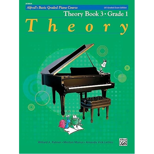 Alfred's Basic Graded Piano Course Theory Book 3 - 20186UK