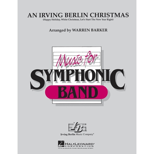 Irving Berlin Christmas Concert Band (Music Score/Parts)