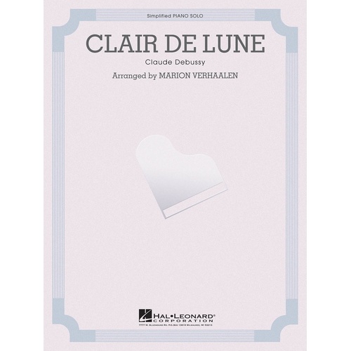 Clair De Lune Upper Int Piano (Softcover Book)