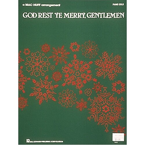God Rest Ye Merry Gentlemen Piano Solo 