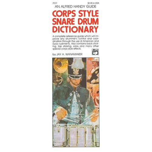 Handy Guide Corps Style Snare Drum Dictionary