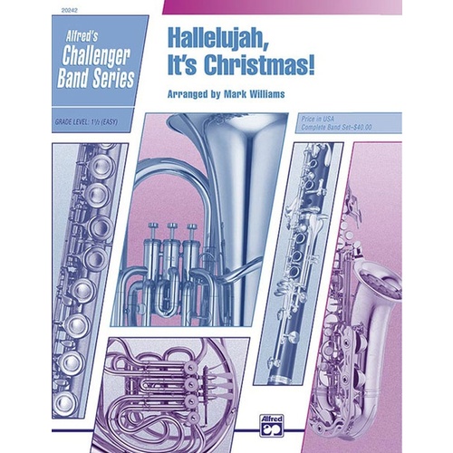 Hallelujah Its Christmas Concert Band Gr 1.5