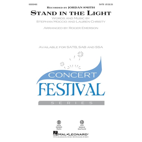 Stand In The Light SSA (Octavo)