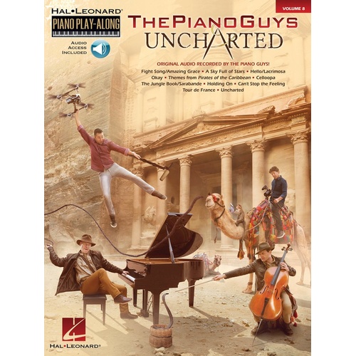 Piano Guys Uncharted Piano Playalong V8 Book/Online Audio (Softcover Book/Online Audio)