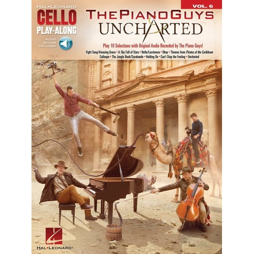 Piano Guys Uncharted Cello Play-Along V6 BK/OLA