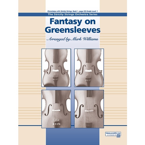 Fantasy On Greensleeves String Orchestra Gr 1