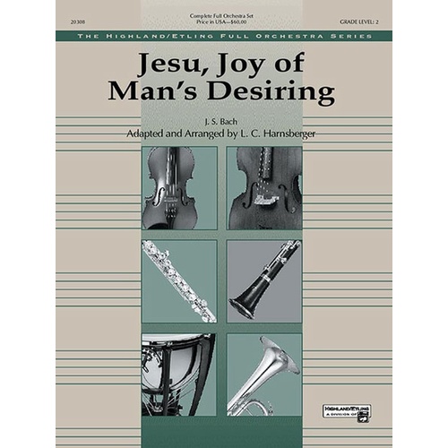 Jesu Joy Of Man's Desiring Full Orchestra Gr 2