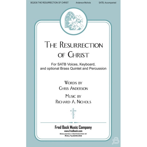 Resurrection Of Christ SATB (Octavo)