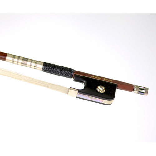 Articul Hi-Tech Carbon Cello Bow with Silver Fittings and Wooden Frog