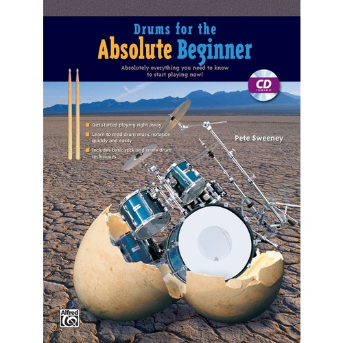Drums For The Absolute Beginner Book/CD