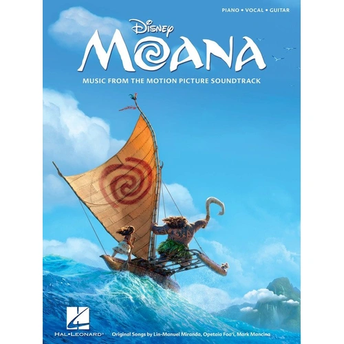 Moana Movie Soundtrack PVG Songbook for Guitar and Piano by Hal Leonard, 48 Pages, Features 9 Original Songs from the Film