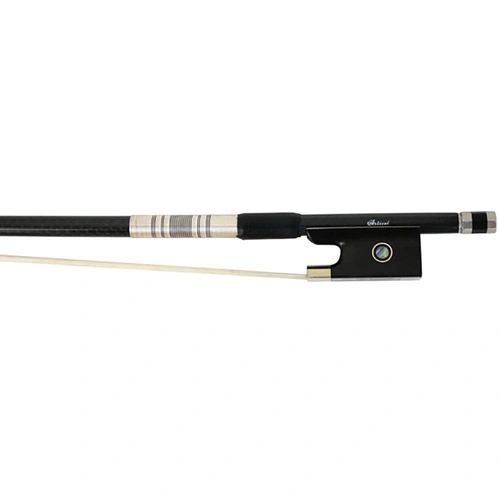 Violin Bow - Articul Carbon Fibre Braided Black & Silver