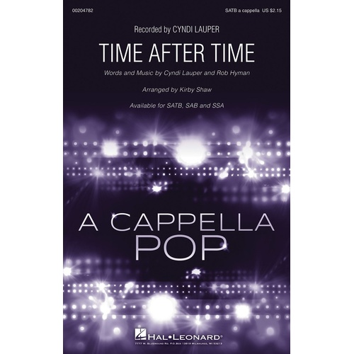 Time After Time SATB (Octavo)