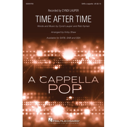 Time After Time SAB (Octavo)