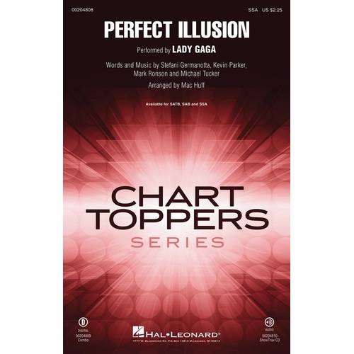 Perfect Illusion ShowTrax CD (CD Only)