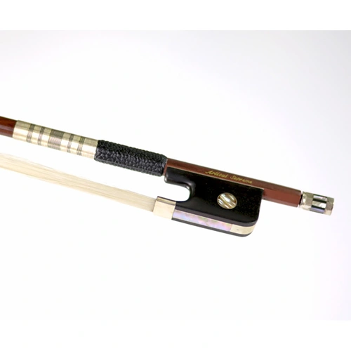 Viola Bow Articul Hi-tech Carbon Silver Fittings with Wooden Frog and Abalone Slide