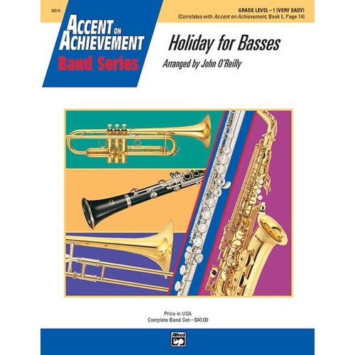 Holiday For Basses Concert Band Gr 1