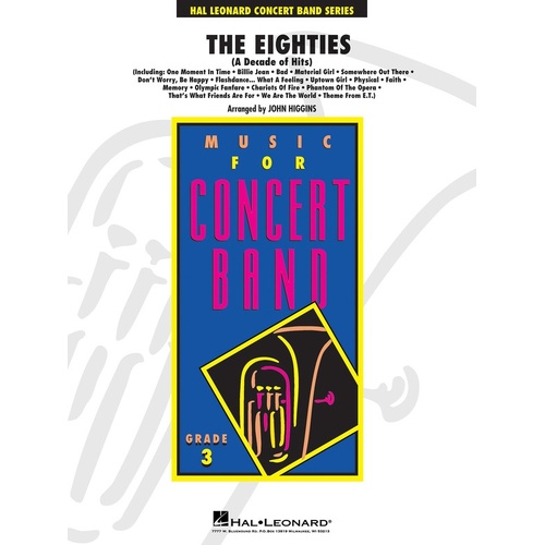 Eighties The Decade Of Hits Concert Band 3 Score/Parts (Pod) (Music Score/Parts)
