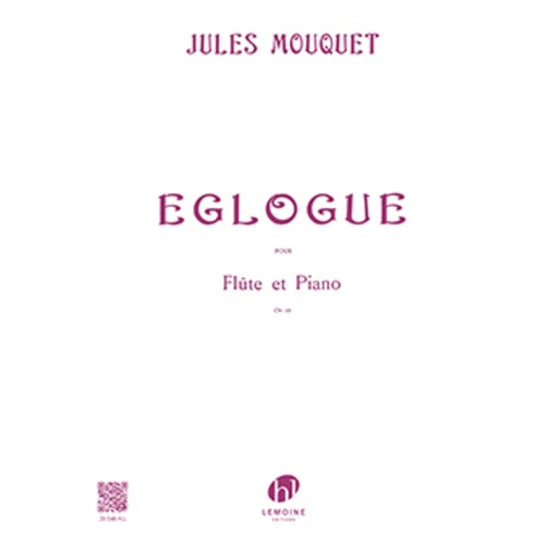 Mouquet - Eglogue Op 29 For Flute/Piano Softcover Book (Flute)