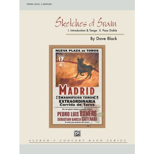 Sketches of Spain Concert Band Sheet Music Grade 3