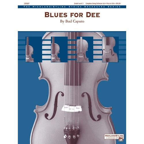 Blues For Dee String Orchestra Sheet Music Grade 3