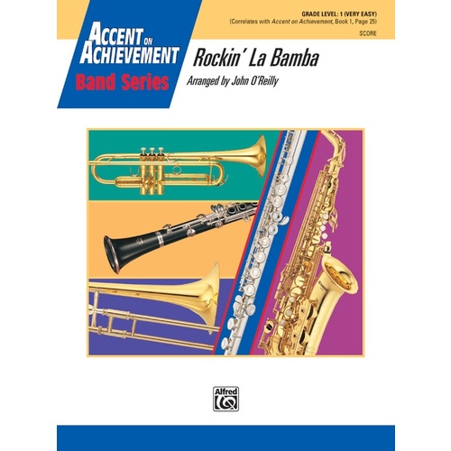 Rockin La Bamba Concert Band Gr 1 Conductor Score
