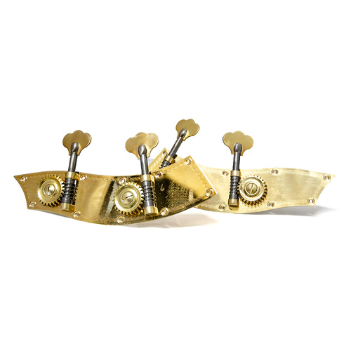 Double Bass Machine Heads ESP Set 3/4, 100mm Centre-to-Centre, 85mm Edge-to-Edge, 13.5mm Post Diameter