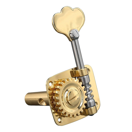 Rubner Gold Double Bass Machines, 4/4-3/4, 4 String, Brass Tuners