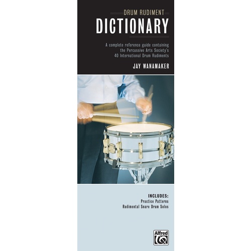 Handy Guide Drum Rudiment Dictionary