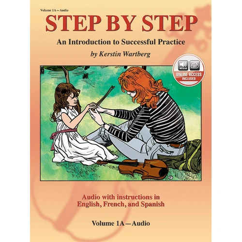 Step by Step 1A Violin Exercise Book with Online Audio