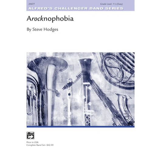 Arocknophobia Concert Band Sheet Music Grade 1.5 by Steve Hodges