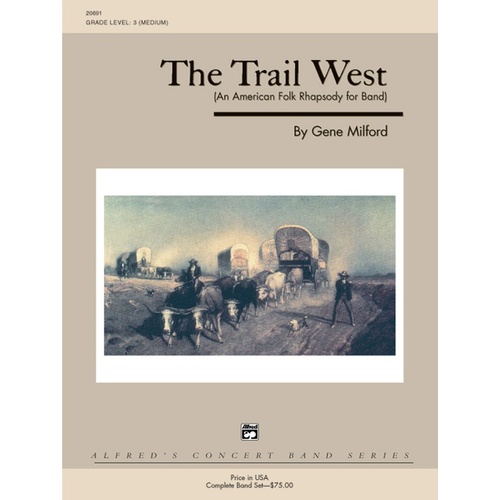 Trail West Concert Band Sheet Music Grade 3