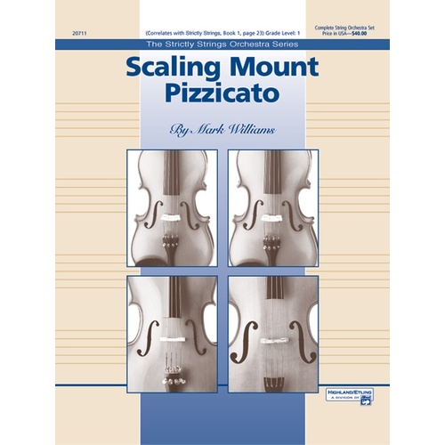 Scaling Mount Pizzicato String Orchestra Gr 1
