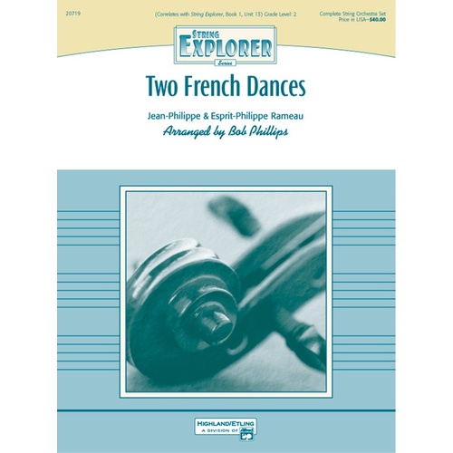 Two French Dances String Orchestra Gr 2