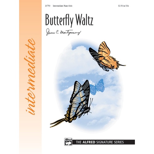 Butterfly Waltz Piano Sheet Music - Intermediate