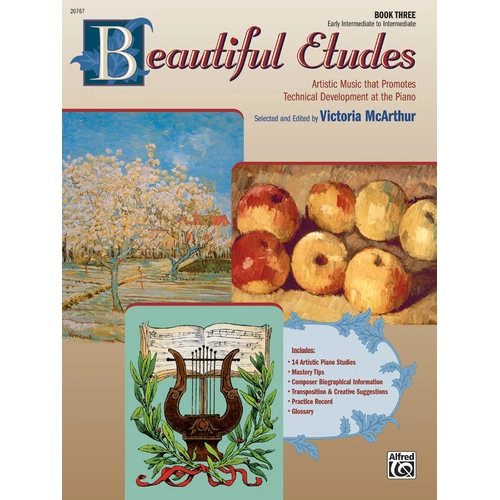 Beautiful Etudes Book 3 - Piano Sheet Music for Early Intermediate to Intermediate Levels