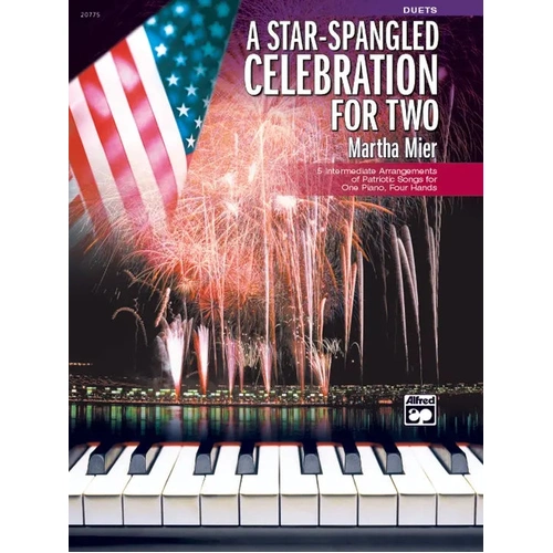 A Star-Spangled Celebration for Two - Piano Sheet Music for 1 Piano 4 Hands