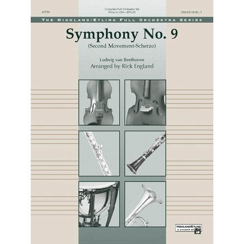 Symphony No 9 2nd Movement Full Orchestra Gr 3