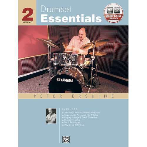 Drumset Essentials Volume 2 by Peter Erskine - Percussion Sheet Music